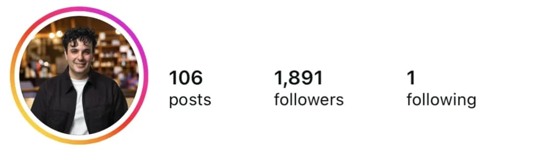 Account stats before